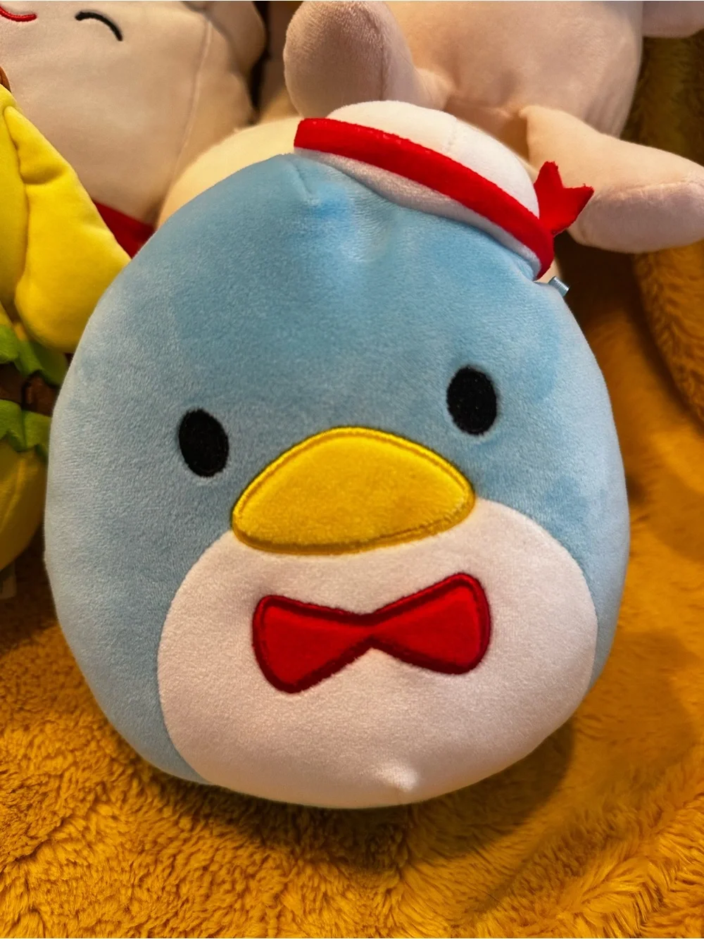 Squishmallows Mixed Character Plush Set - Purple, Yellow, Blue, Red, Cream